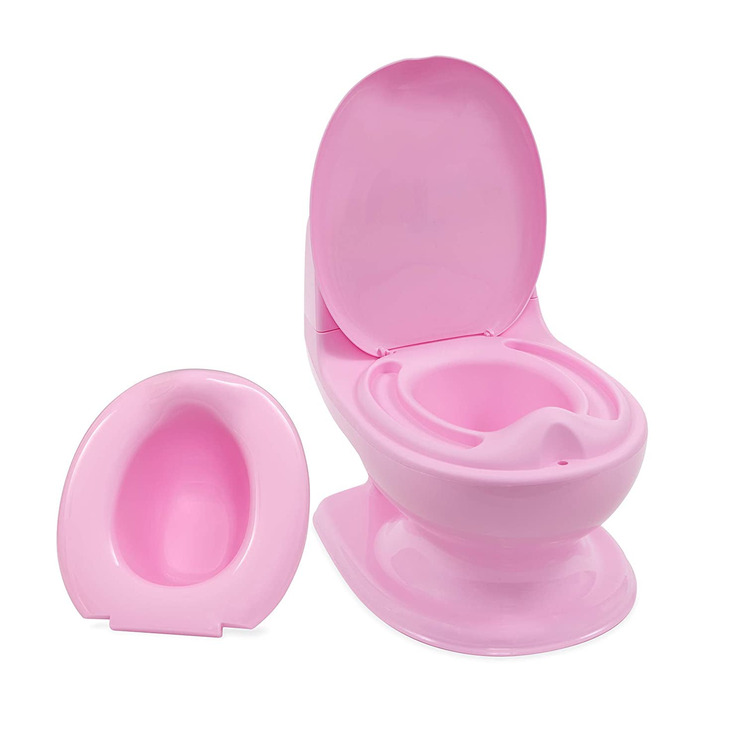 My Real Potty Training Toilet with Life-Like Flush Button & Sound (LKGX)