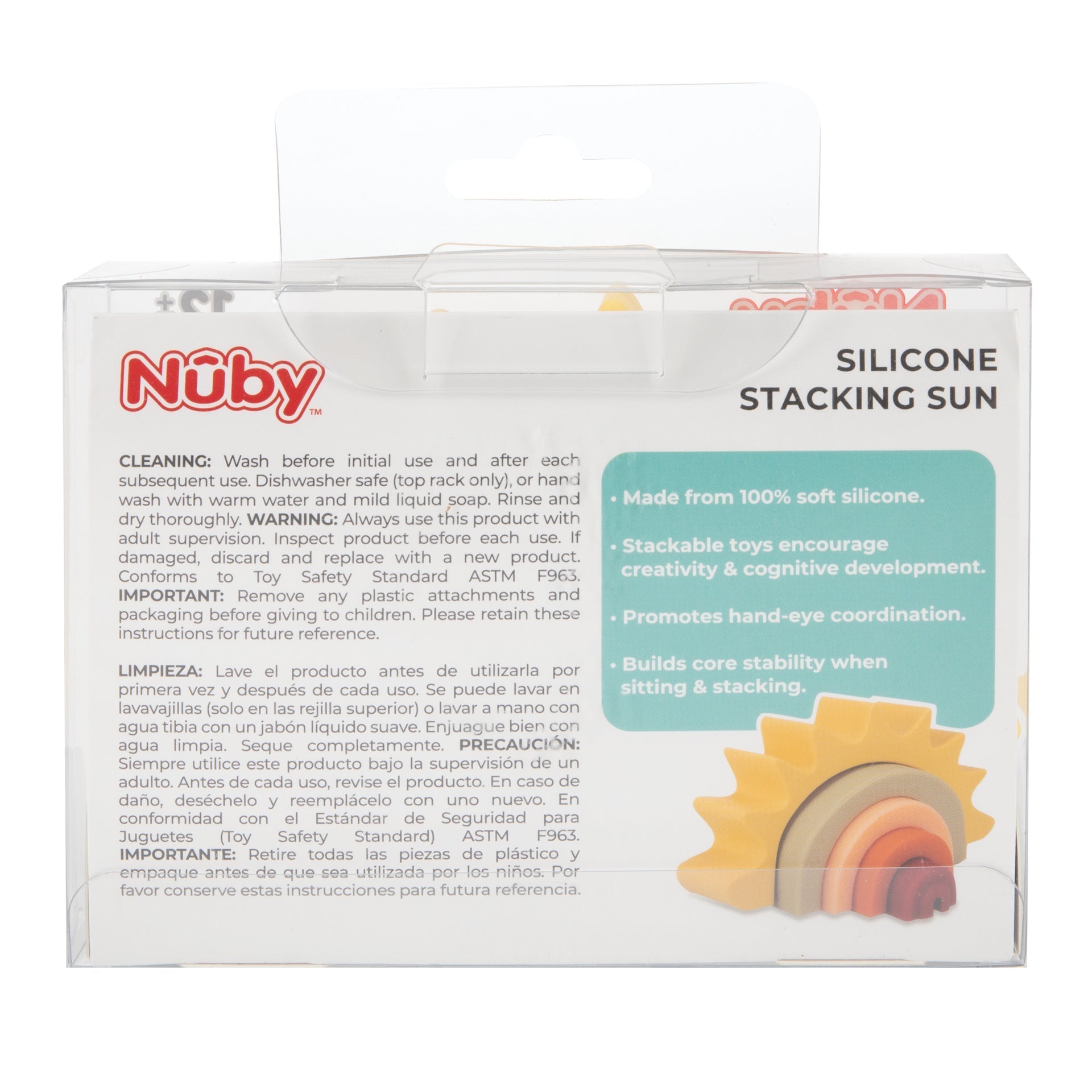 Silicone Stacking Sun Toy (ANLE)