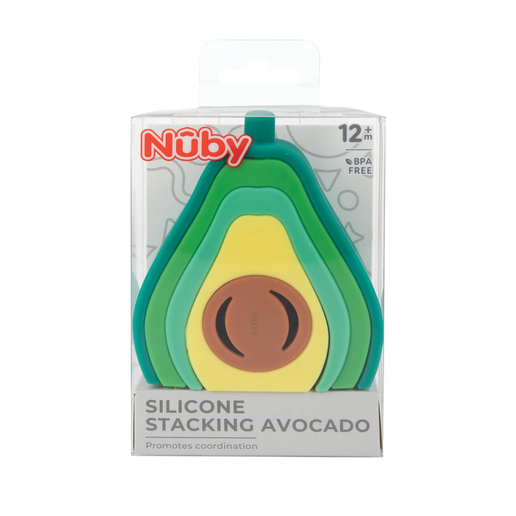 Silicone Stacking Avocado Toy (AJOK)
