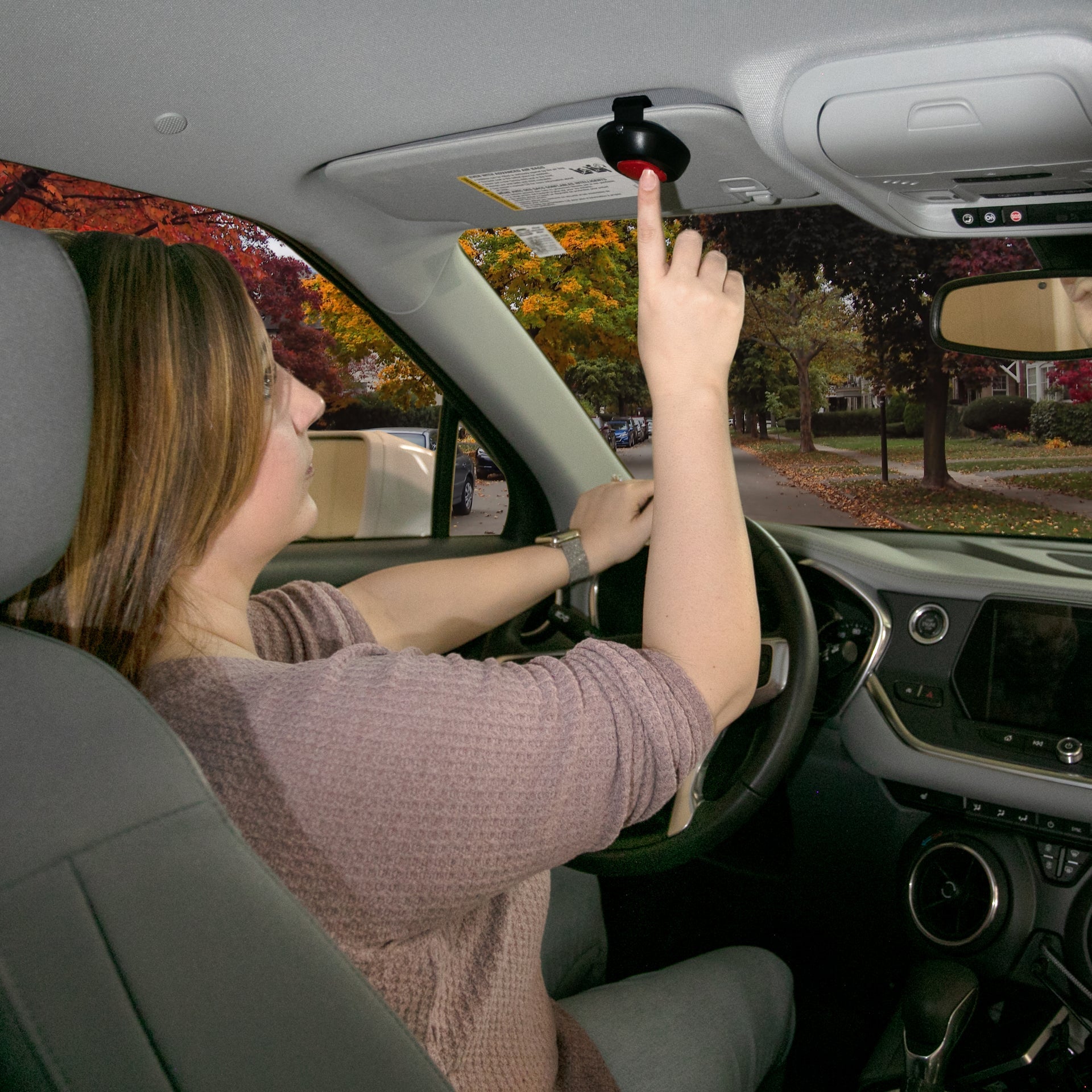 LED Light Backseat Baby Car Mirror with Remote (XA4E)
