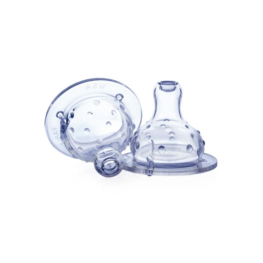 Non-Drip Wide Neck Replacement Nipple - 2 pack (EC7I)
