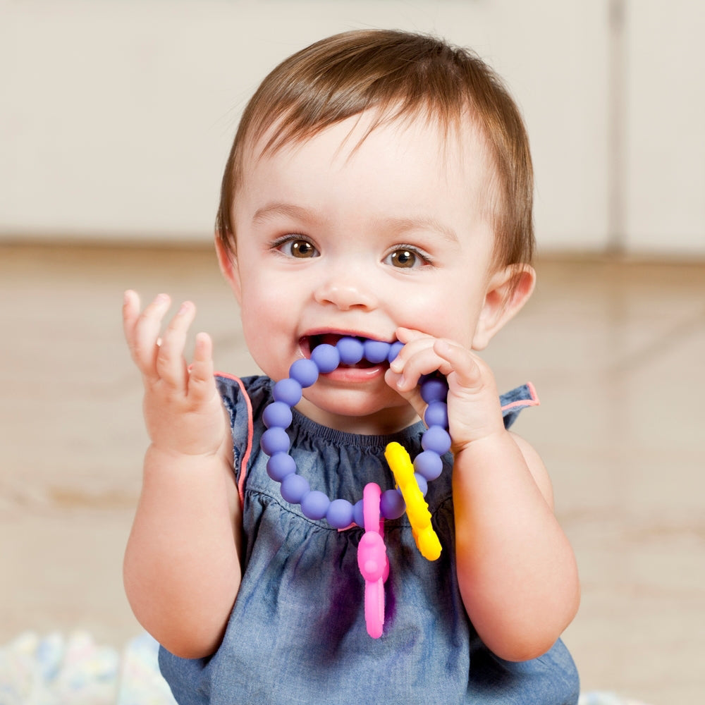 Soft Silicone Chewy Charms Teething Ring (AV9E)