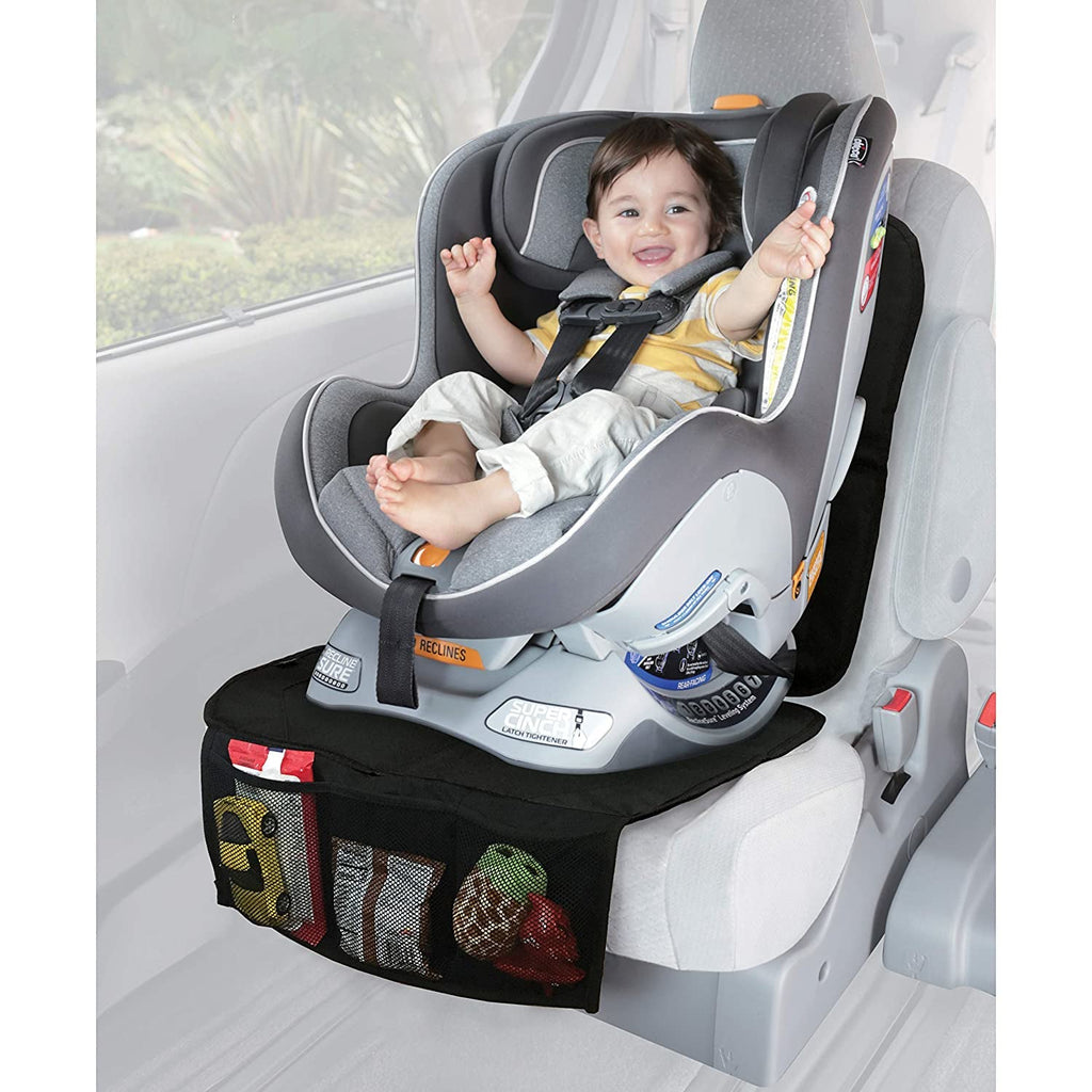 Car Seat Protector with Storage Pouch (G5HK)