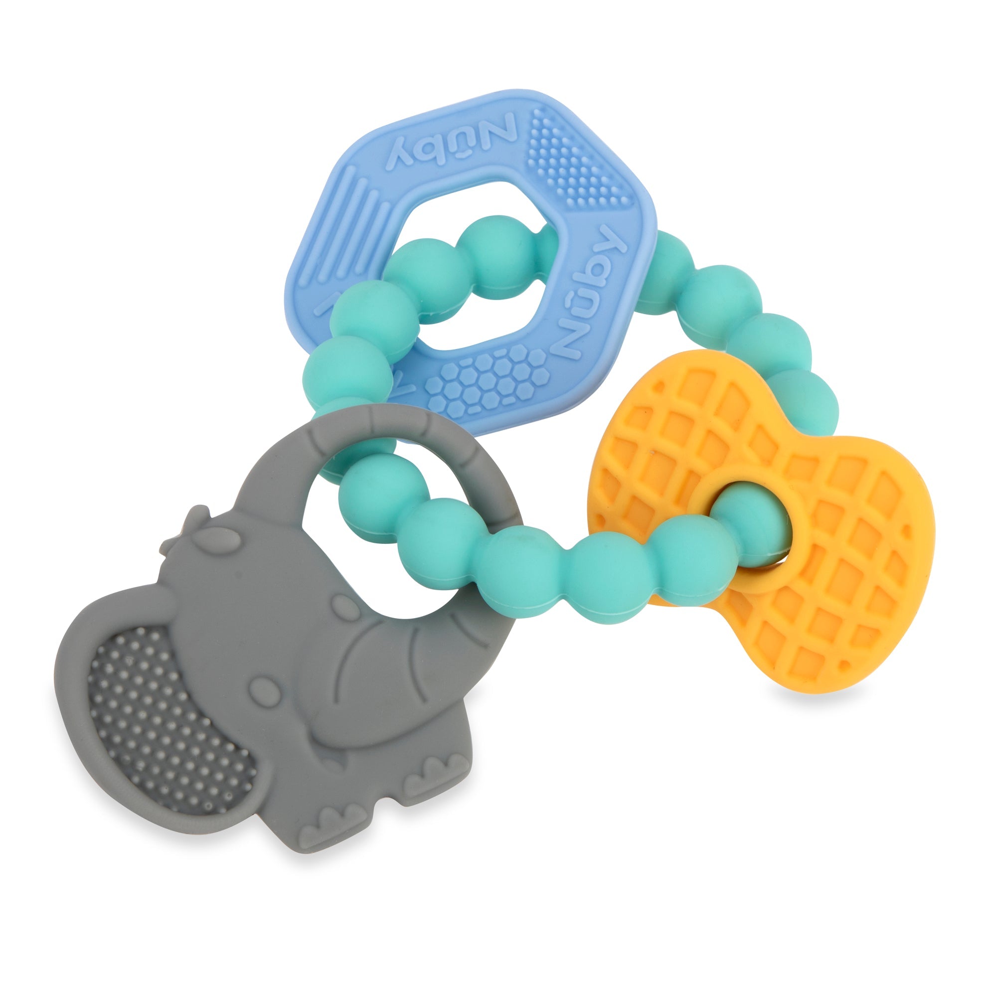 Soft Silicone Chewy Charms Teething Ring (AV9E)