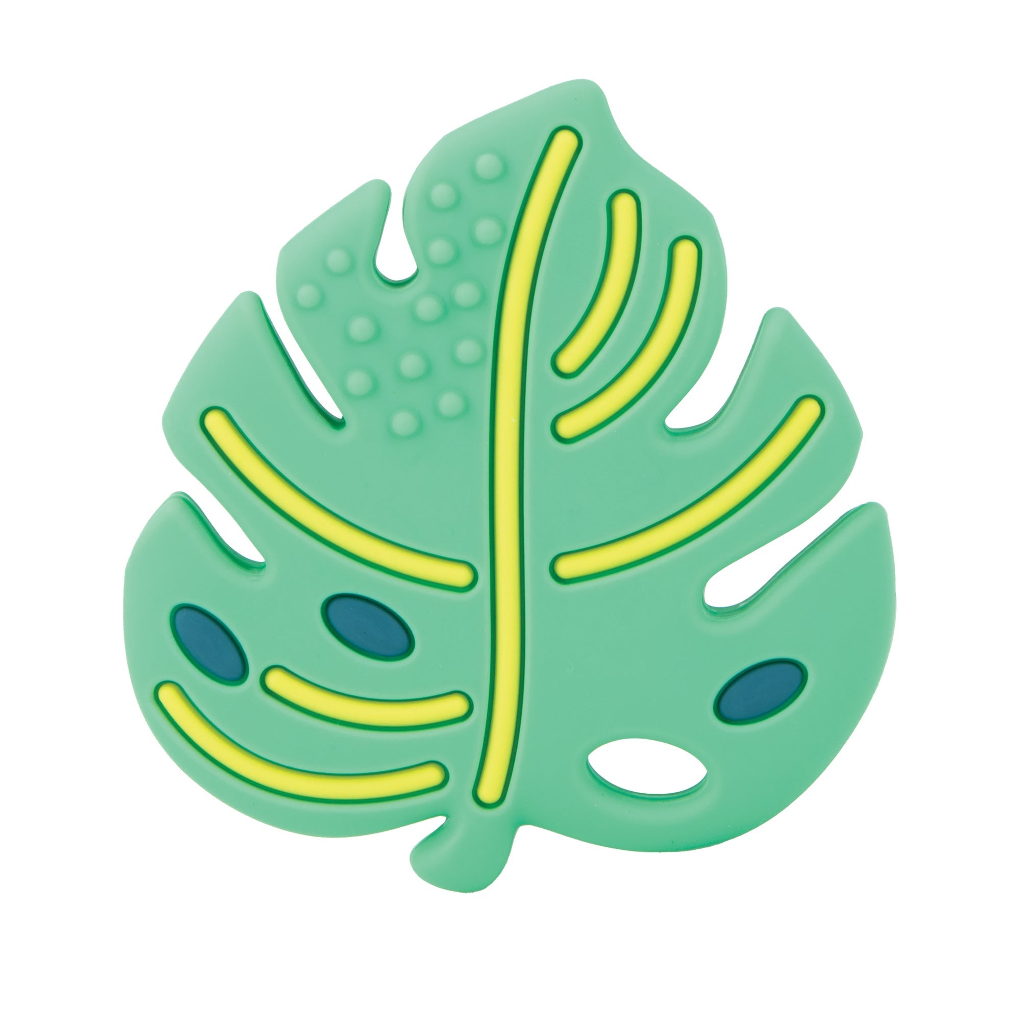 Silicone Teether with Pacifier Clip | Leaf (COEM)