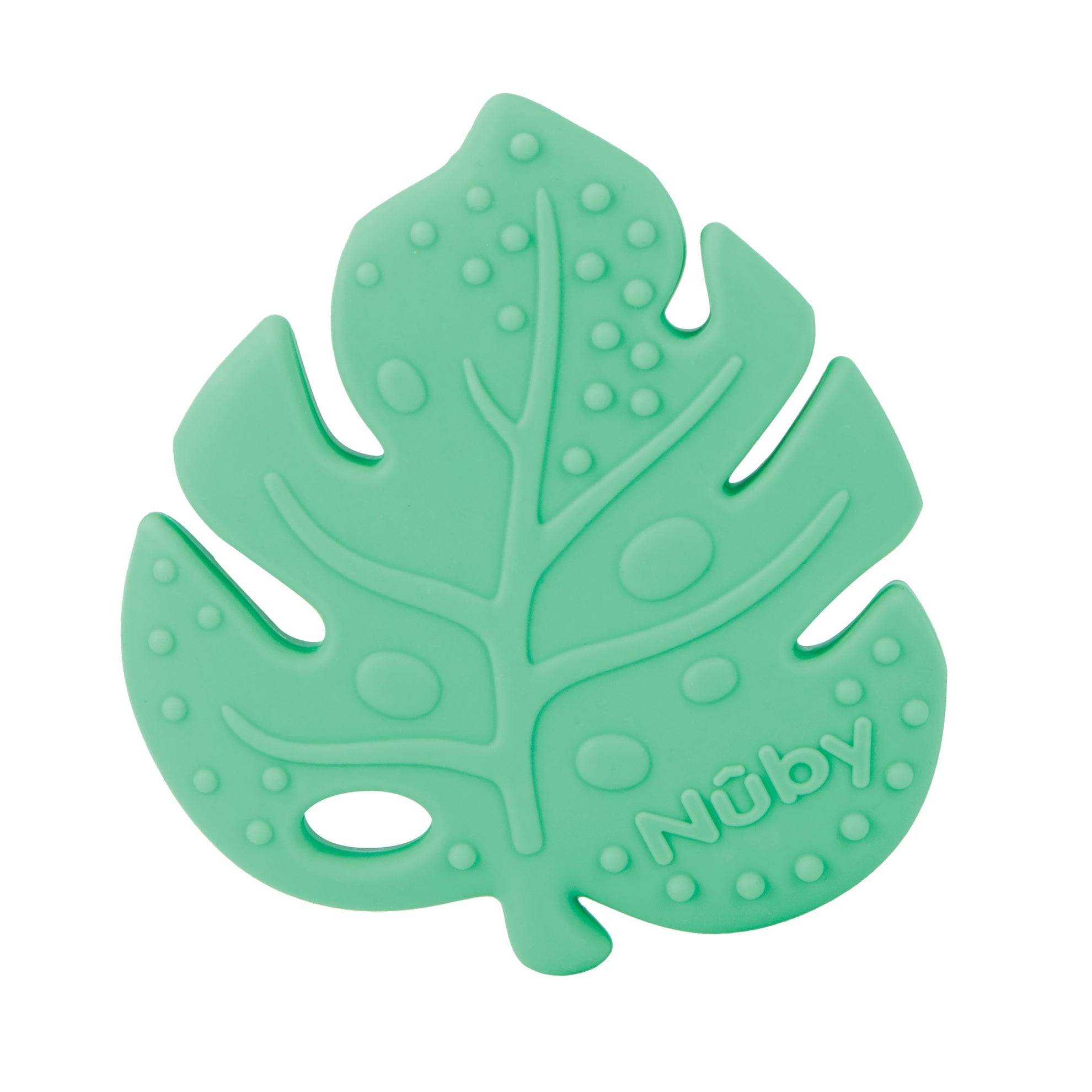 Silicone Teether with Pacifier Clip | Leaf (COEM)