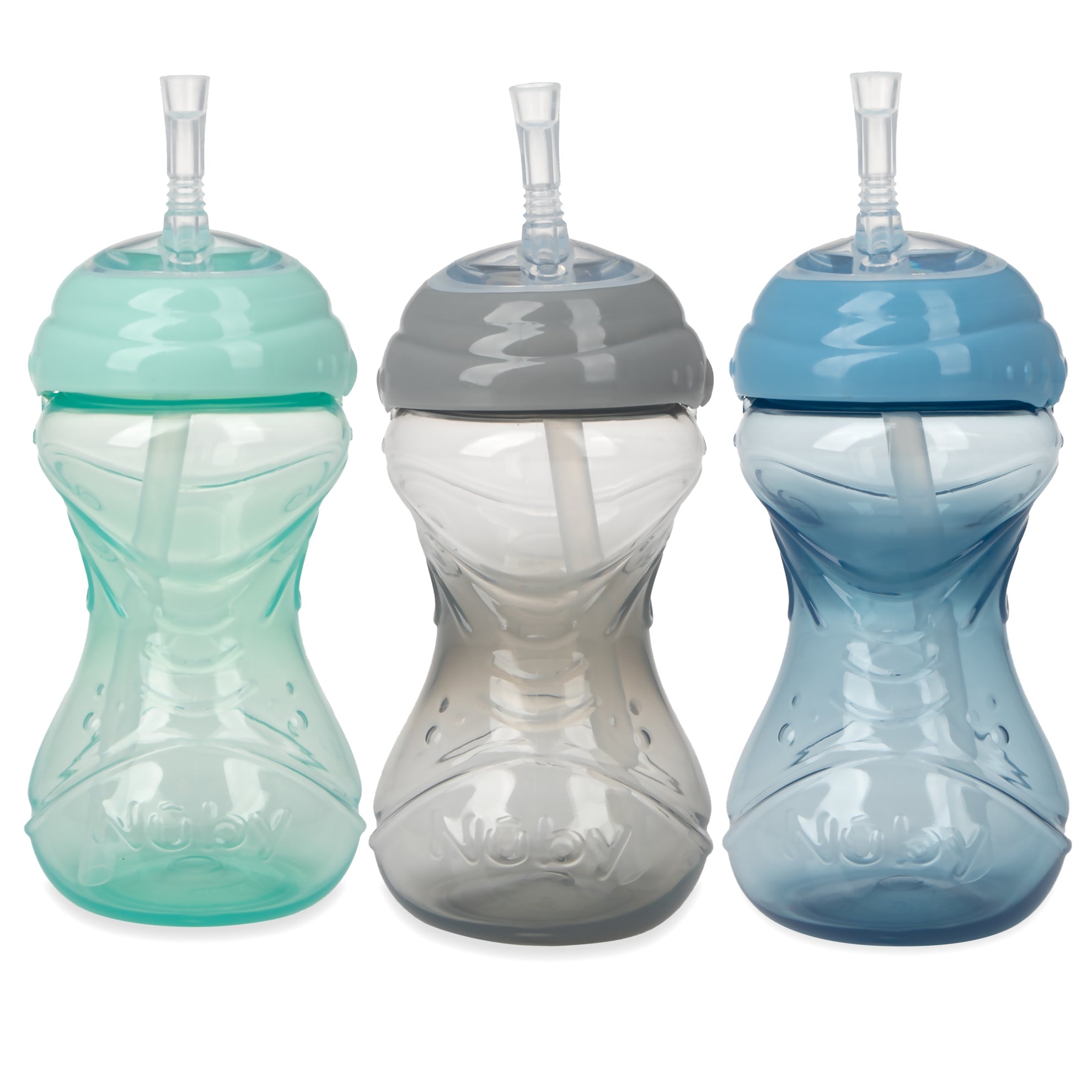 Clik-It Flex Straw Leakproof Sippy Cup (3 Pack) (FDGY)
