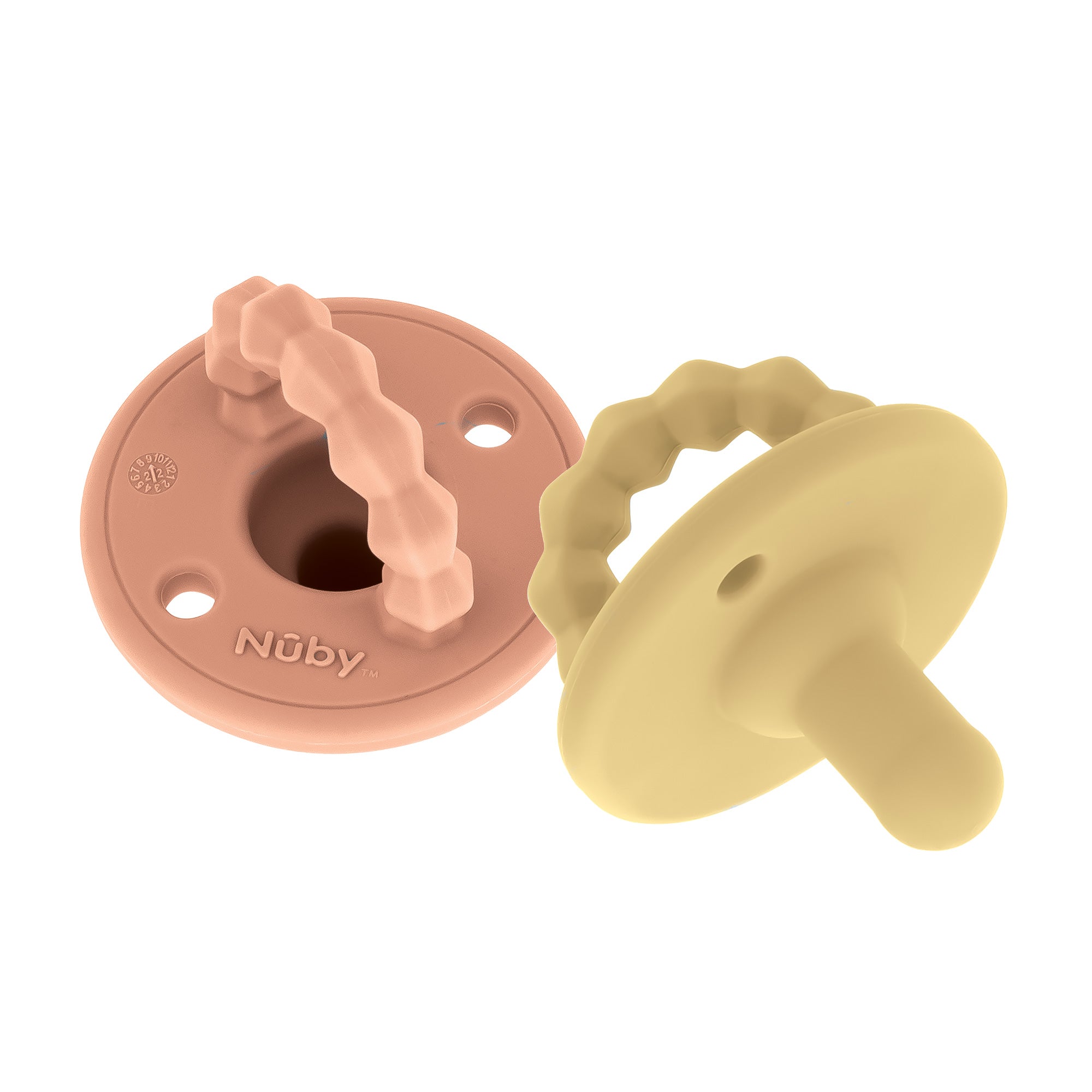 Silicone Softees Pacifier & Teether (2 Pack) (T1BH)
