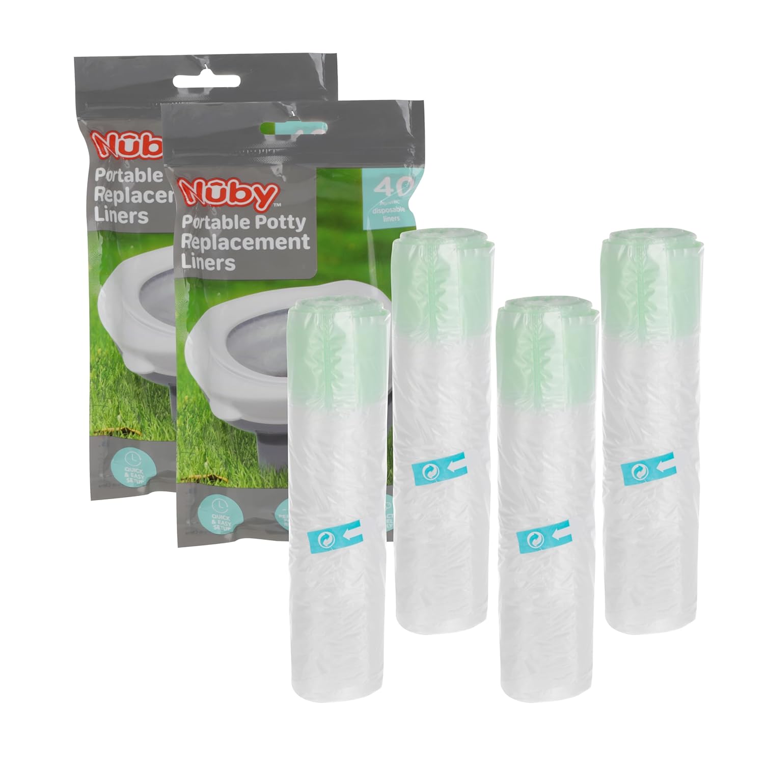 Portable Potty Replacement Liners | 80 Count (BAVO)