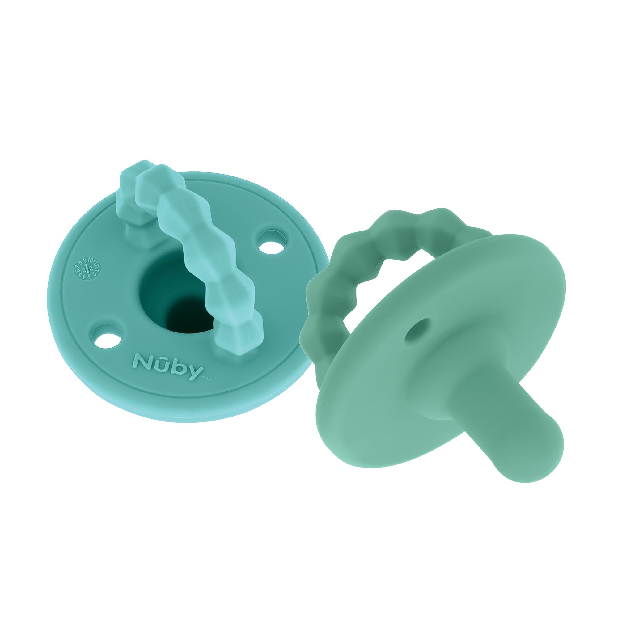Silicone Softees Pacifier & Teether (2 Pack) (T1BH)