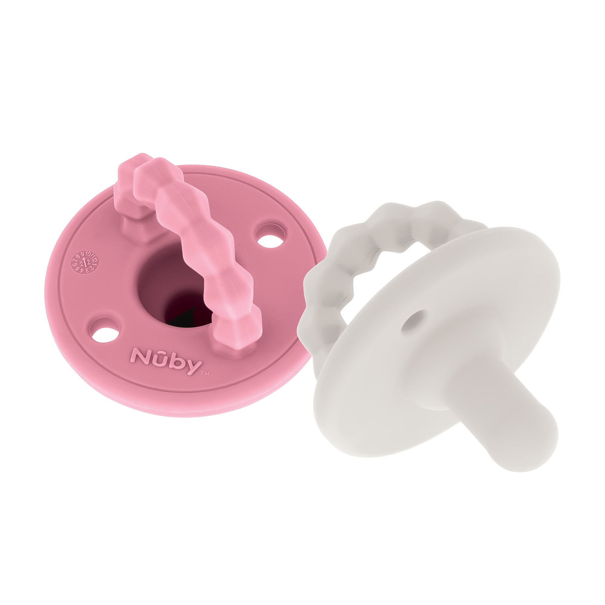 Silicone Softees Pacifier & Teether (2 Pack) (T1BH)
