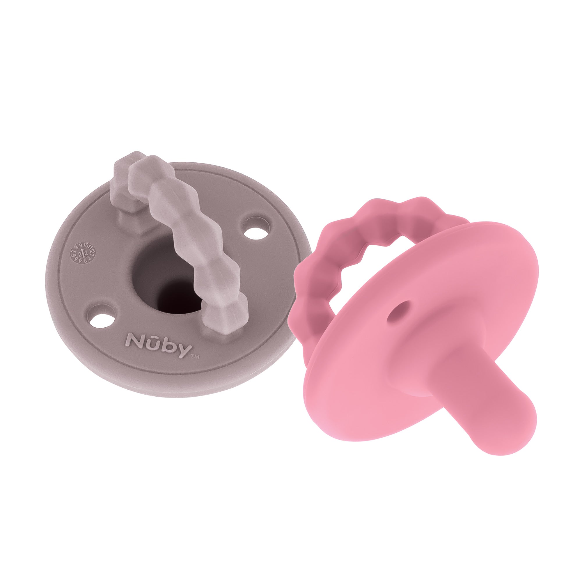 Silicone Softees Pacifier & Teether (2 Pack) (T1BH)