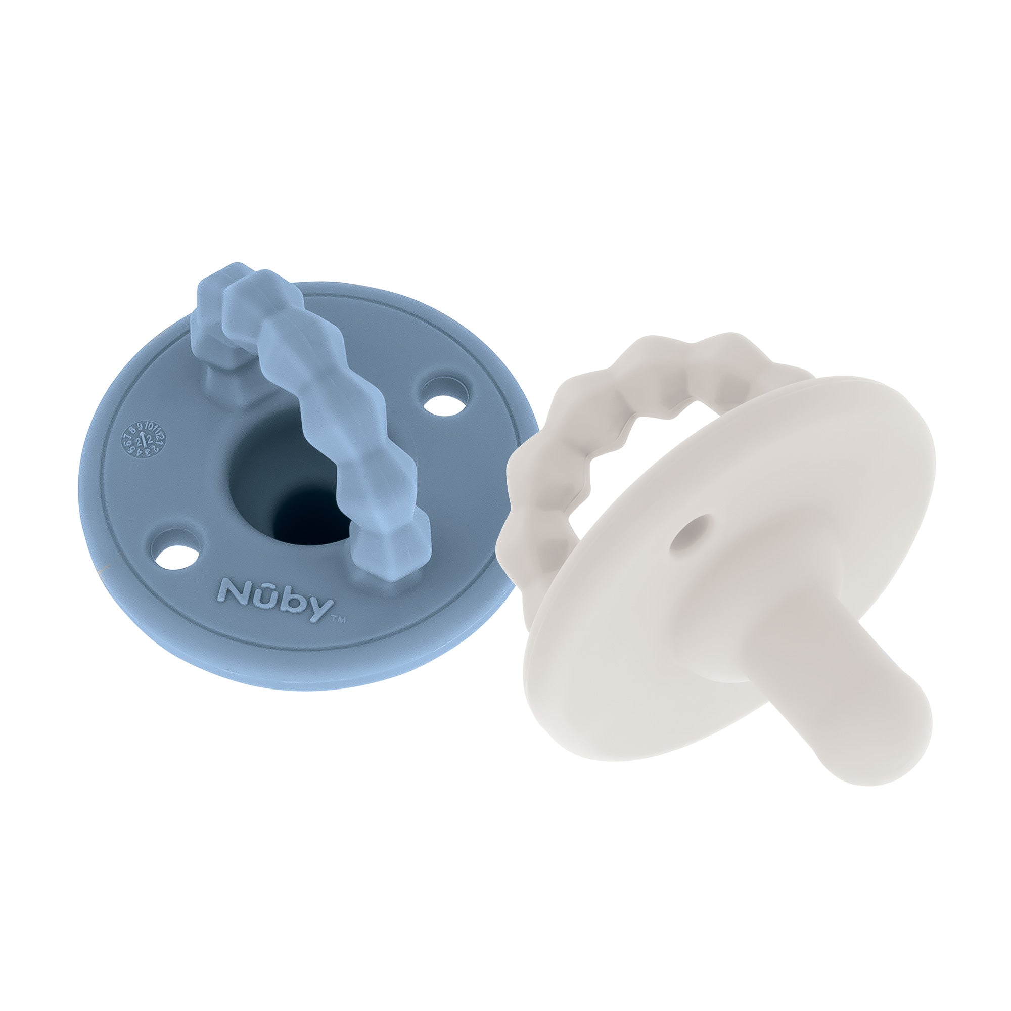 Silicone Softees Pacifier & Teether (2 Pack) (T1BH)