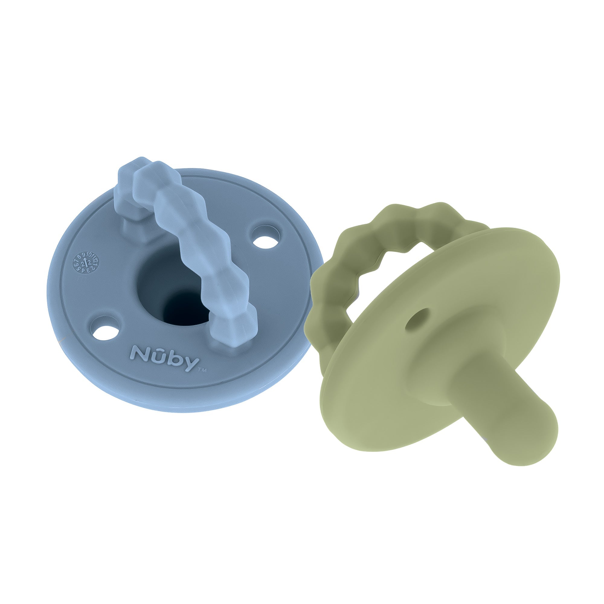 Silicone Softees Pacifier & Teether (2 Pack) (T1BH)