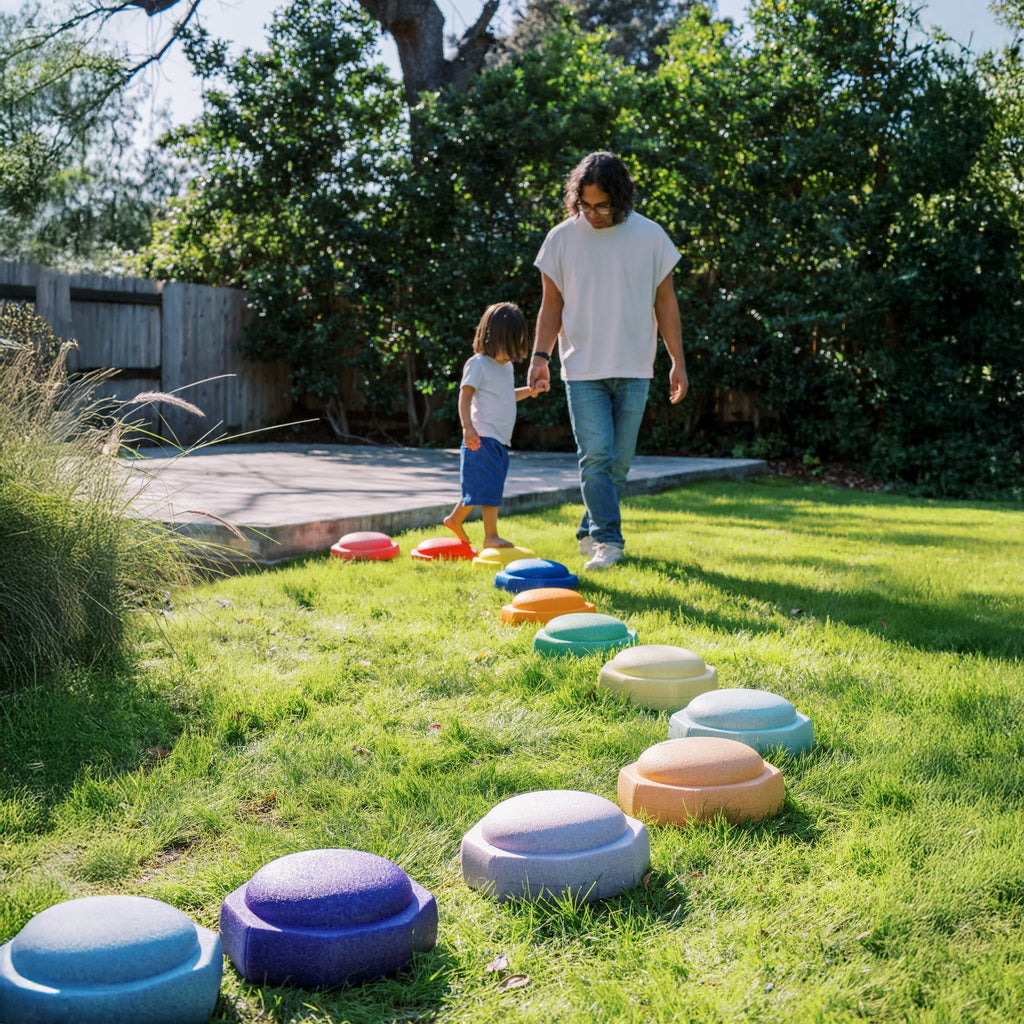 StepPebbles and FREE Balance Board | Pastel (ZM5L)