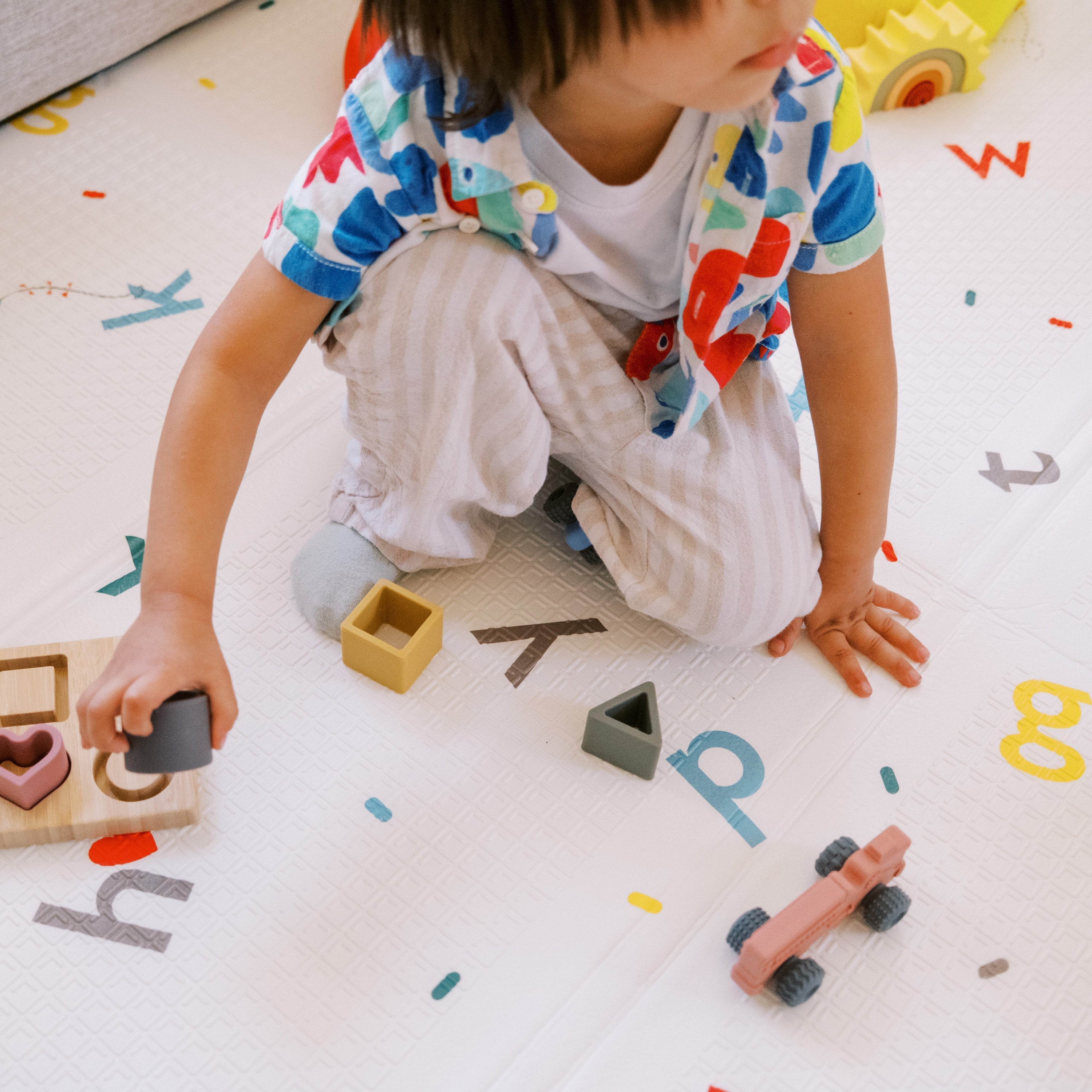 Reversible Floor Mat | Cars & Roads (FQCL)
