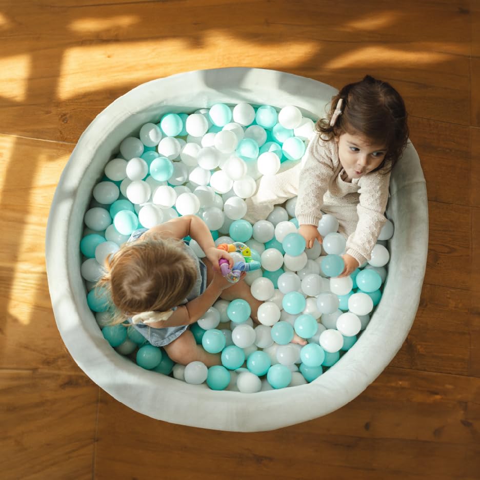 Kids' Ball Pit for Home with 200 Balls | Aqua (OADX)