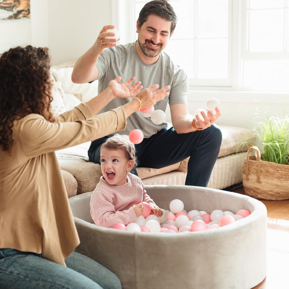 Kids' Ball Pit for Home with 200 Balls | Pink (RS4P)