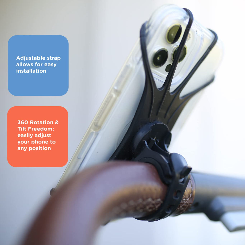 Silicone Stroller Phone Holder (2 Pack) (H0BW)