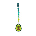 Silicone Teether with Pacifier Clip | Avocado (VBRX)