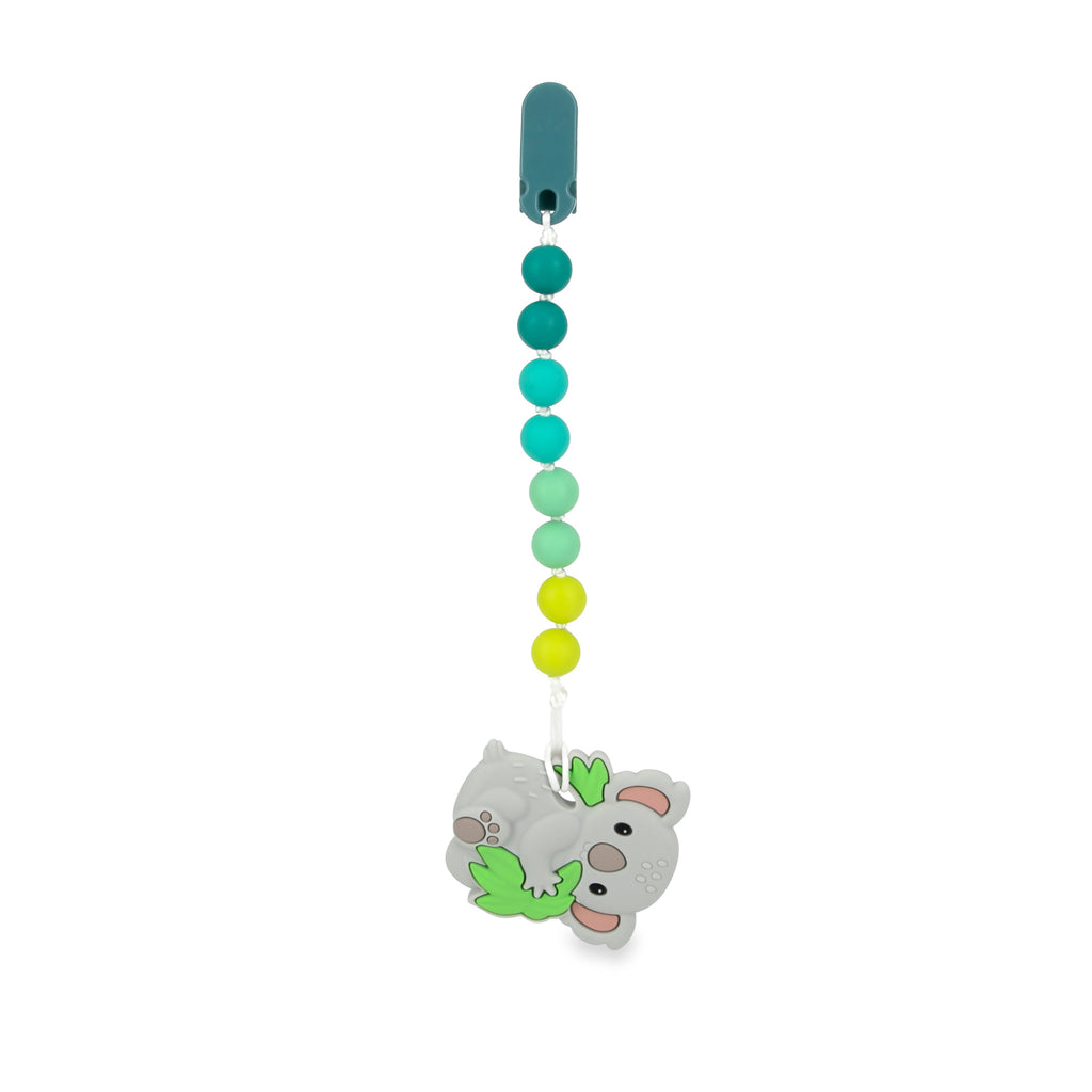 Silicone Teether with Pacifier Clip | Koala (4CZA)