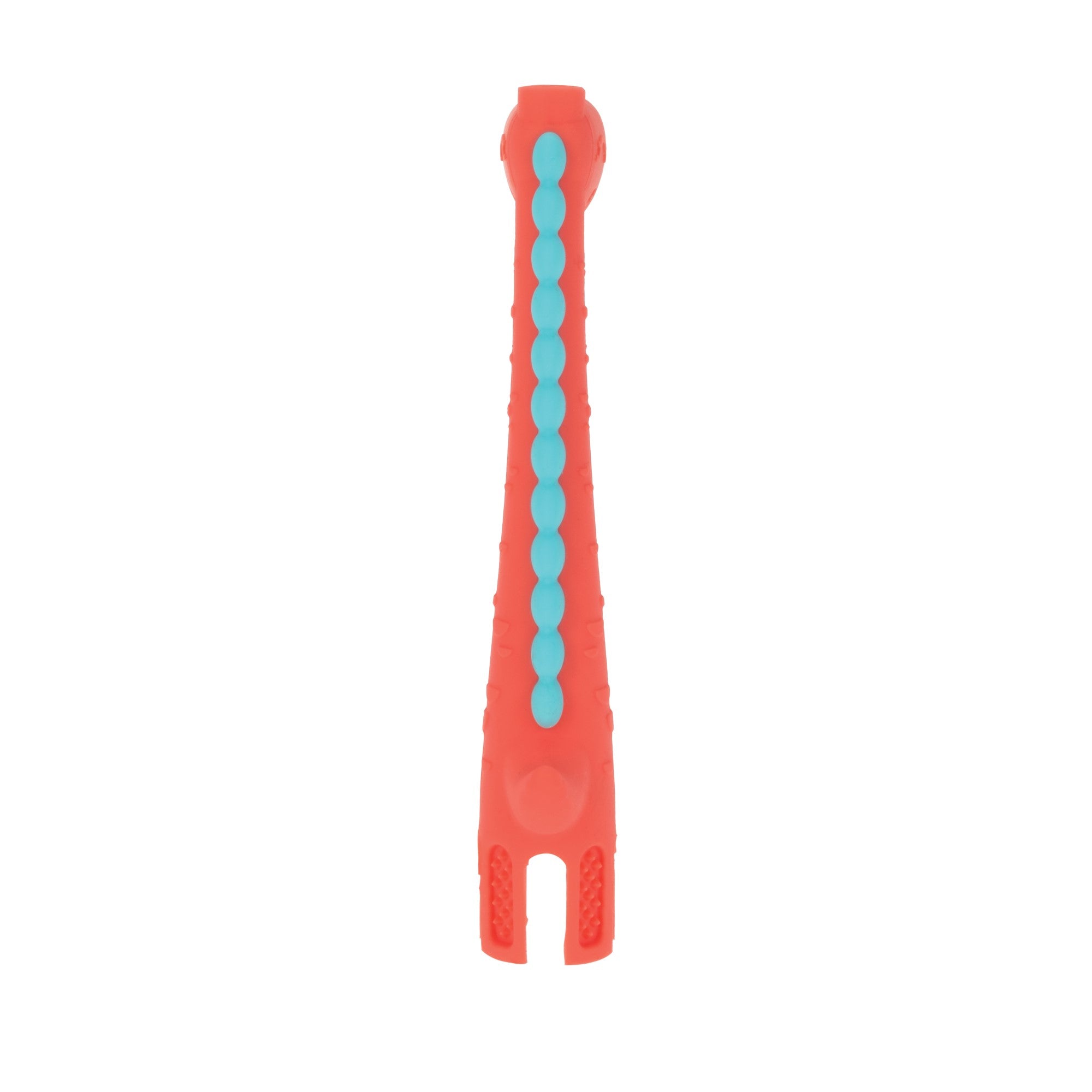Sensory Tube Teethers (2 Pack) | White & Red (HRO9)