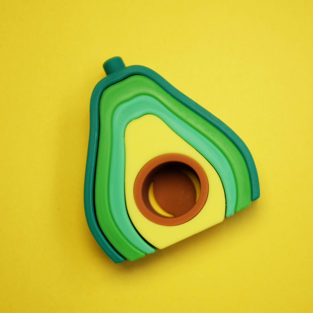Silicone Stacking Avocado Toy (AJOK)
