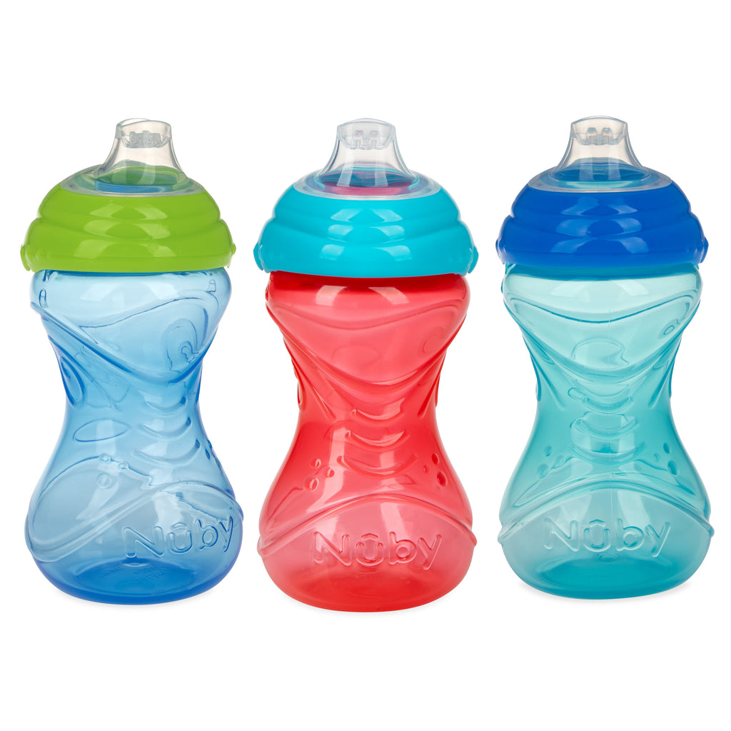 Clik-It Soft Spout Easy Grip Sippy Cup (3 Pack) (MRDK)