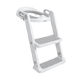 All-in-One Potty Seat Topper with Ladder | Grey (VOFA)