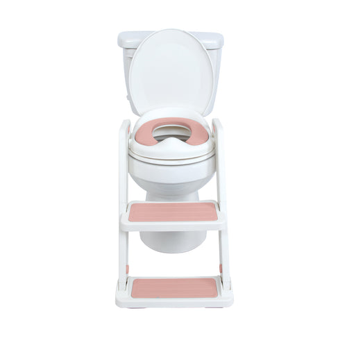 All-in-One Potty Seat Topper with Ladder | Pink (S5YP)
