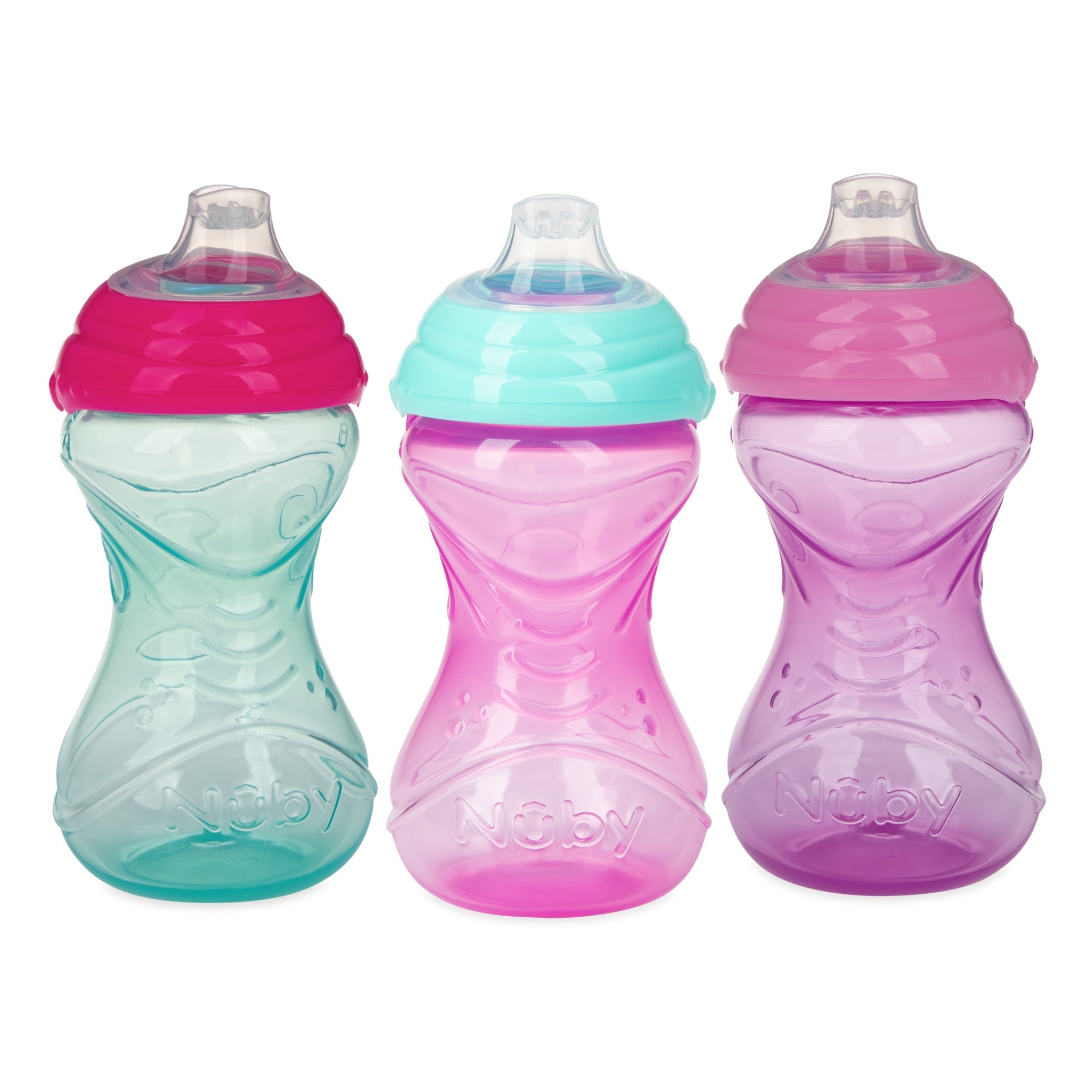 Clik-It Soft Spout Easy Grip Sippy Cup (3 Pack) (MRDK)