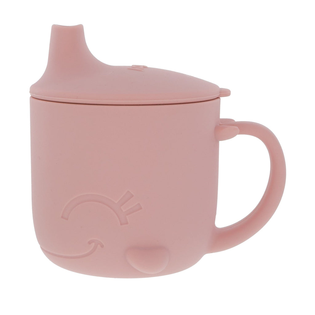 Animal Friends 6-Piece Dinnerware Set - Pink Whale (CU9F)
