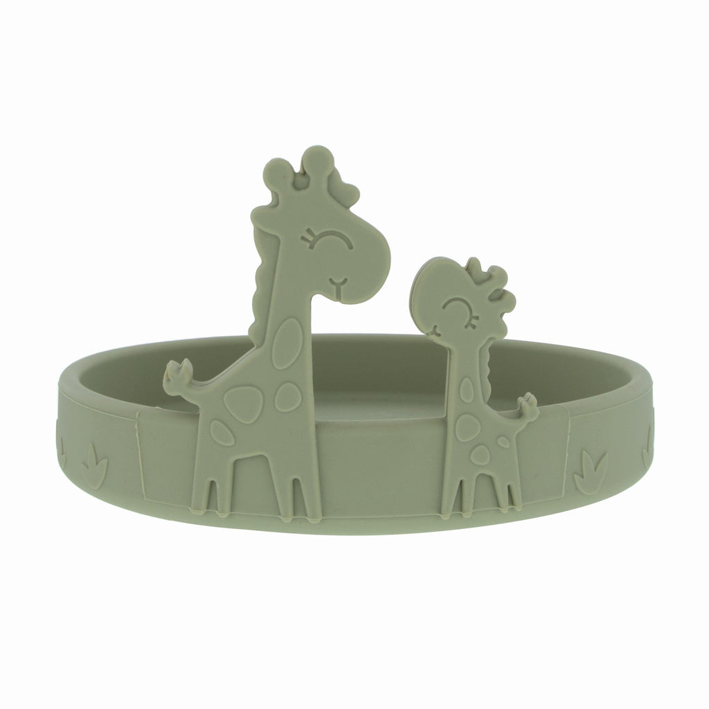 Animal Friends 6-Piece Dinnerware Set - Green Giraffe (XSZT)