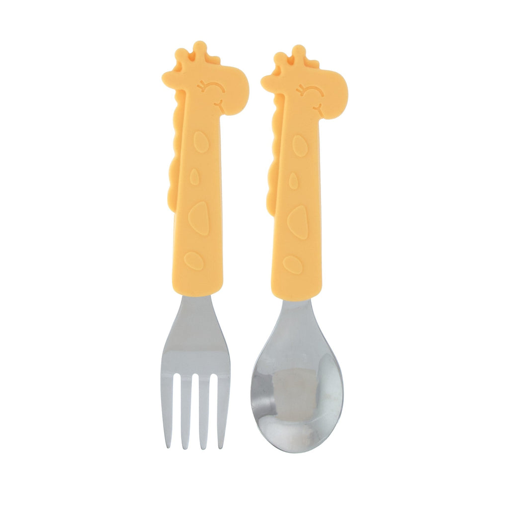 Animal Friends 6-Piece Dinnerware Set - Yellow Giraffe (L5UG)