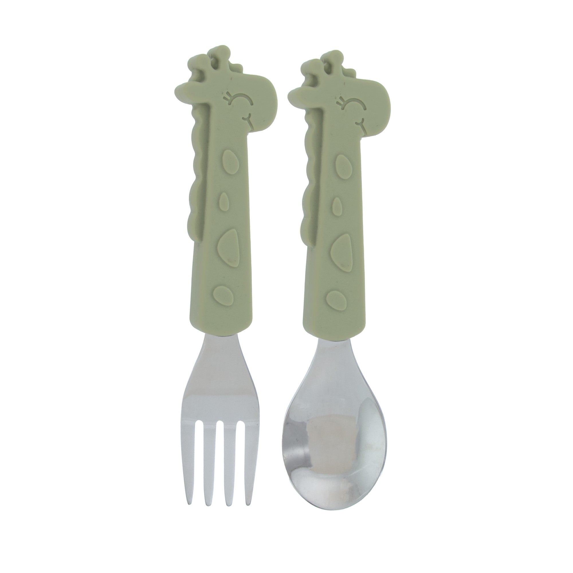 Animal Friends 6-Piece Dinnerware Set - Green Giraffe (XSZT)