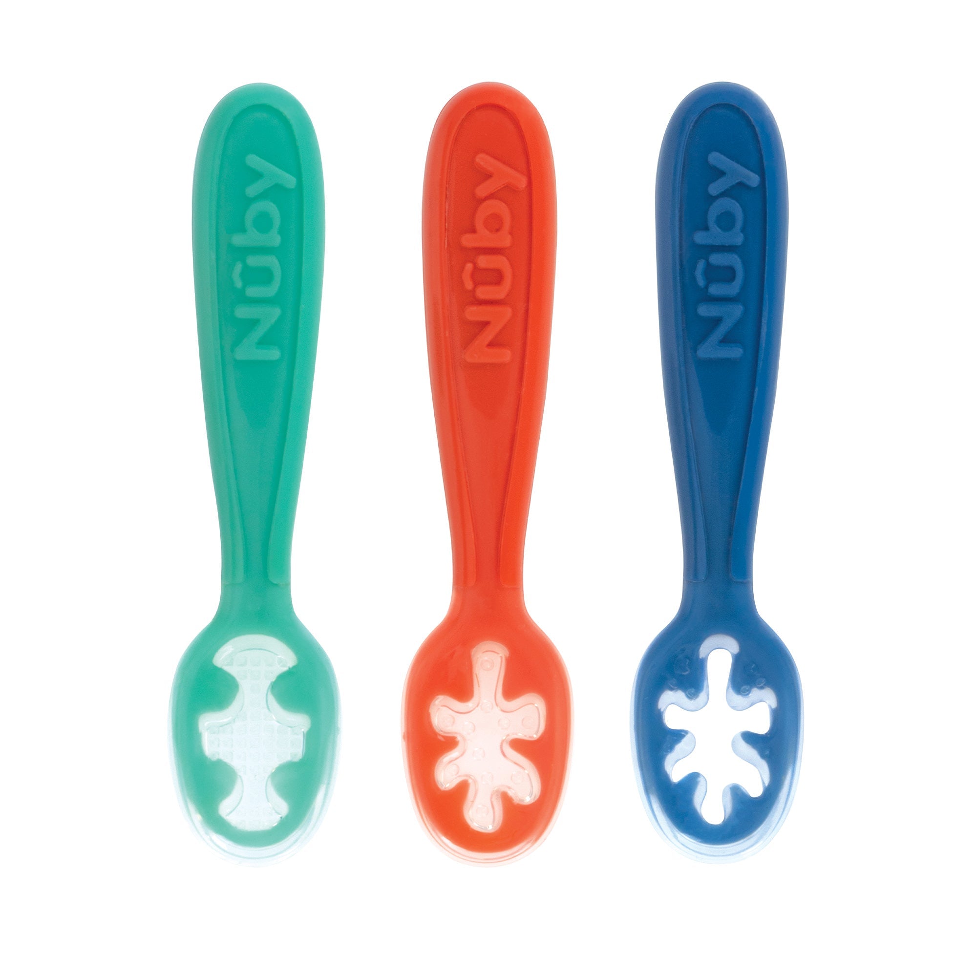 Baby's First Spoons | Green, Red, & Blue (82K8)