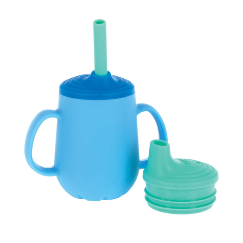 3-Stage Training Cup Set with Handles | Blue (622U)