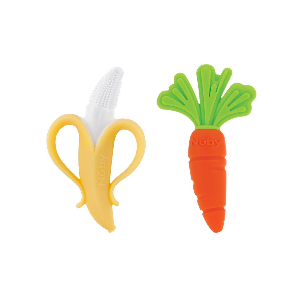 NanaNubs Gum Massager and Carrot Teether Set (M86A)