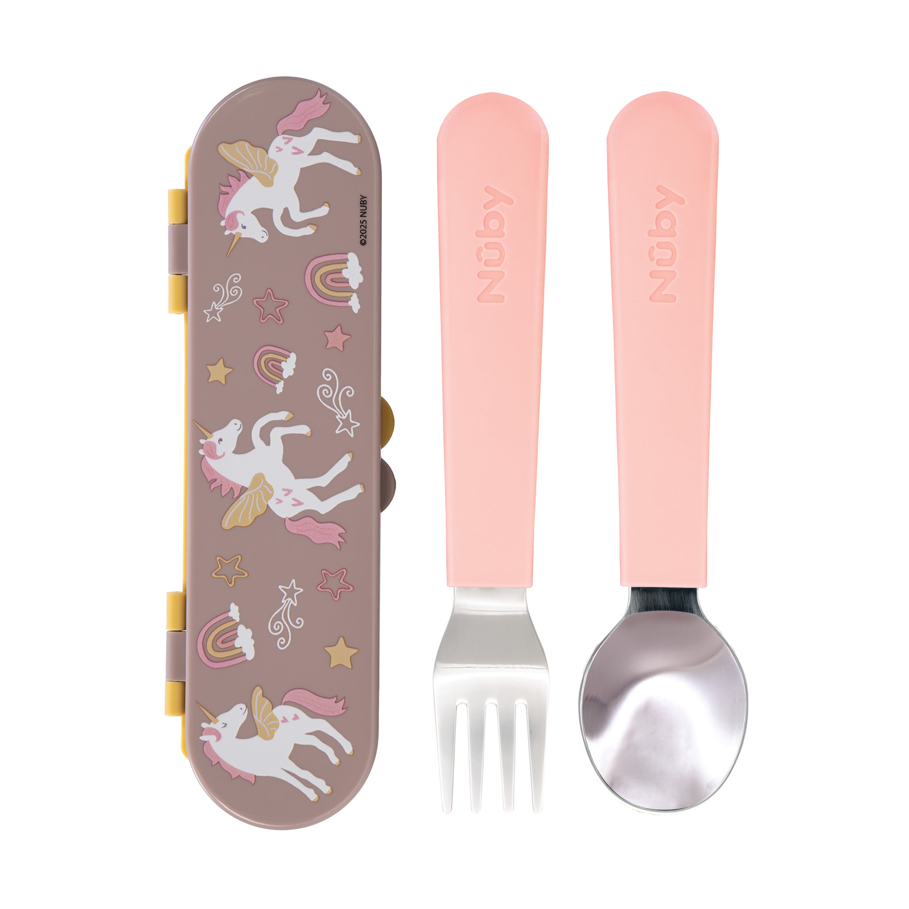 Stainless Steel Toddler Utensil Set | Unicorn (YQUE)