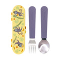 Stainless Steel Toddler Utensil Set | Monkey (XJRD)