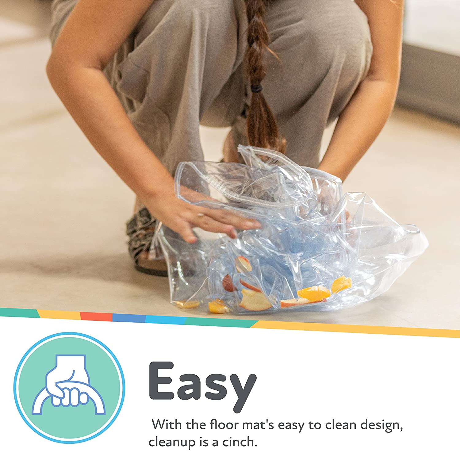 No-Mess Mealtime Floor Mat (645P)