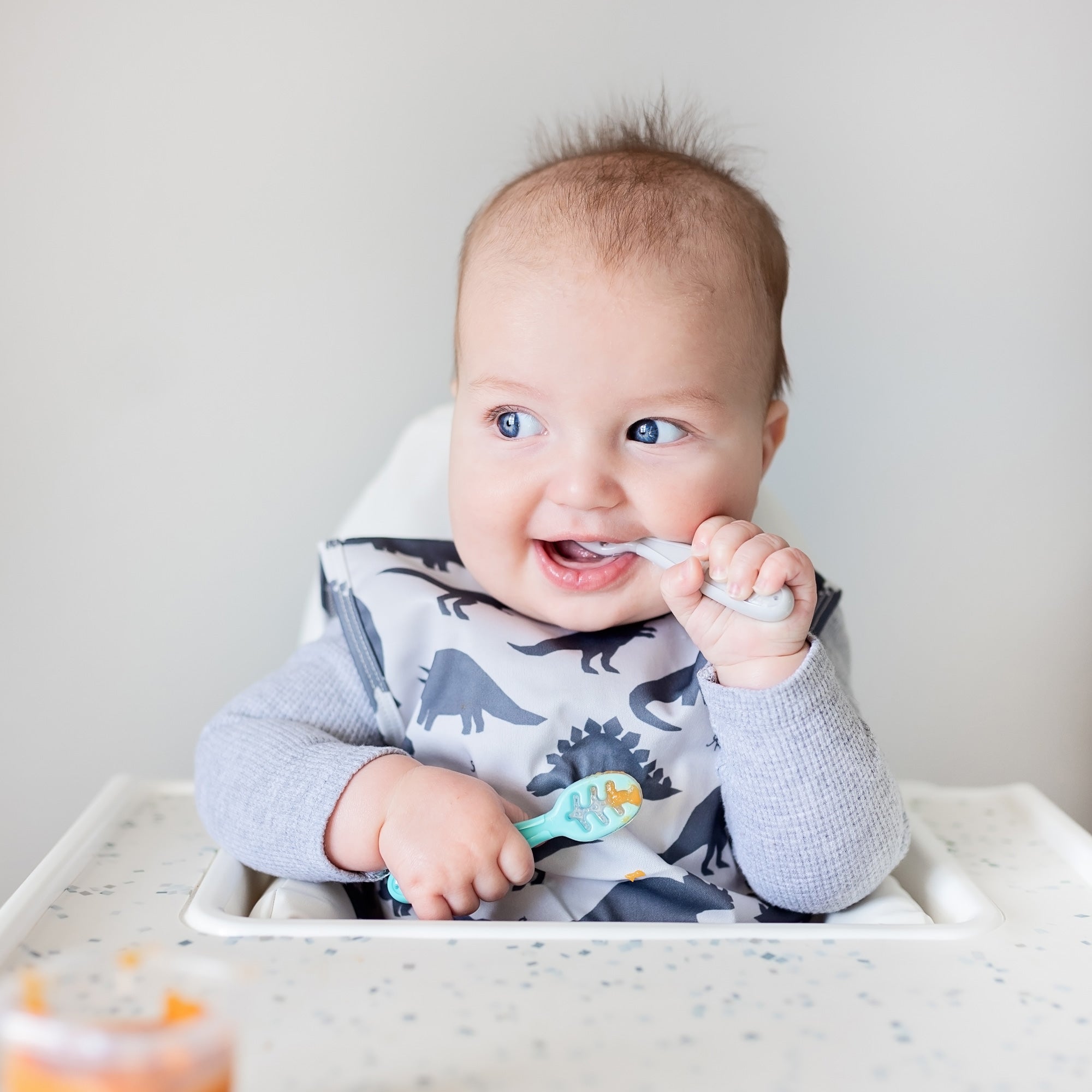 Baby's First Spoons | Aqua, Peach, & Light Blue (4FCI)