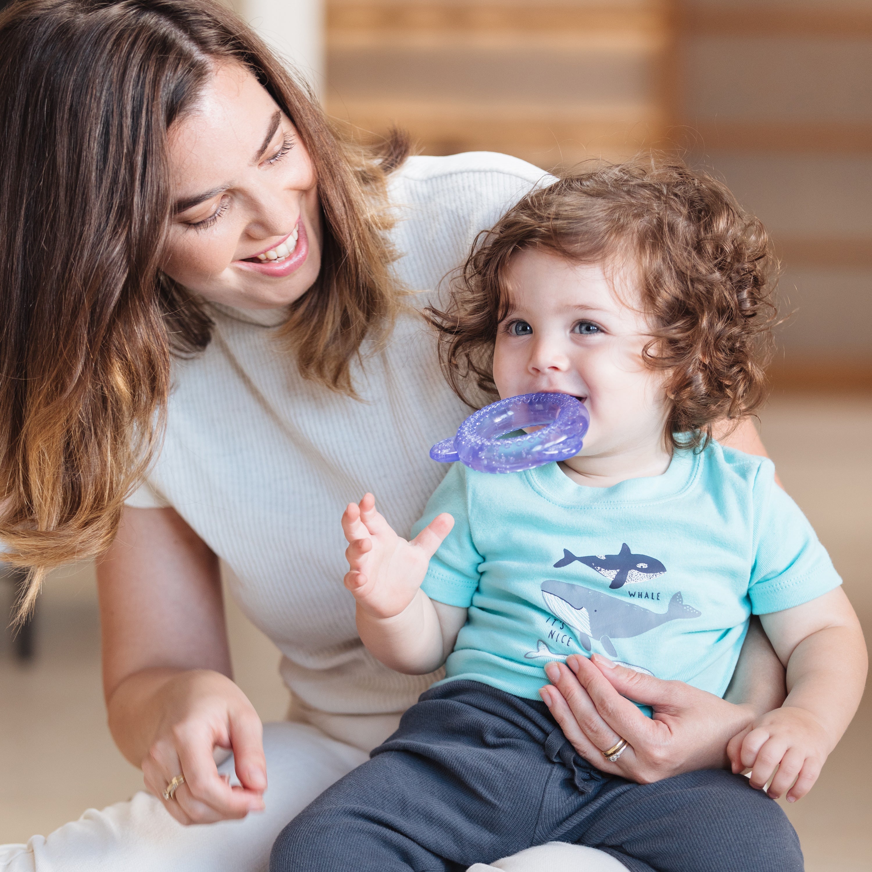IcyBite Ocean Rings Teething and Stacking Toy (MXSG)