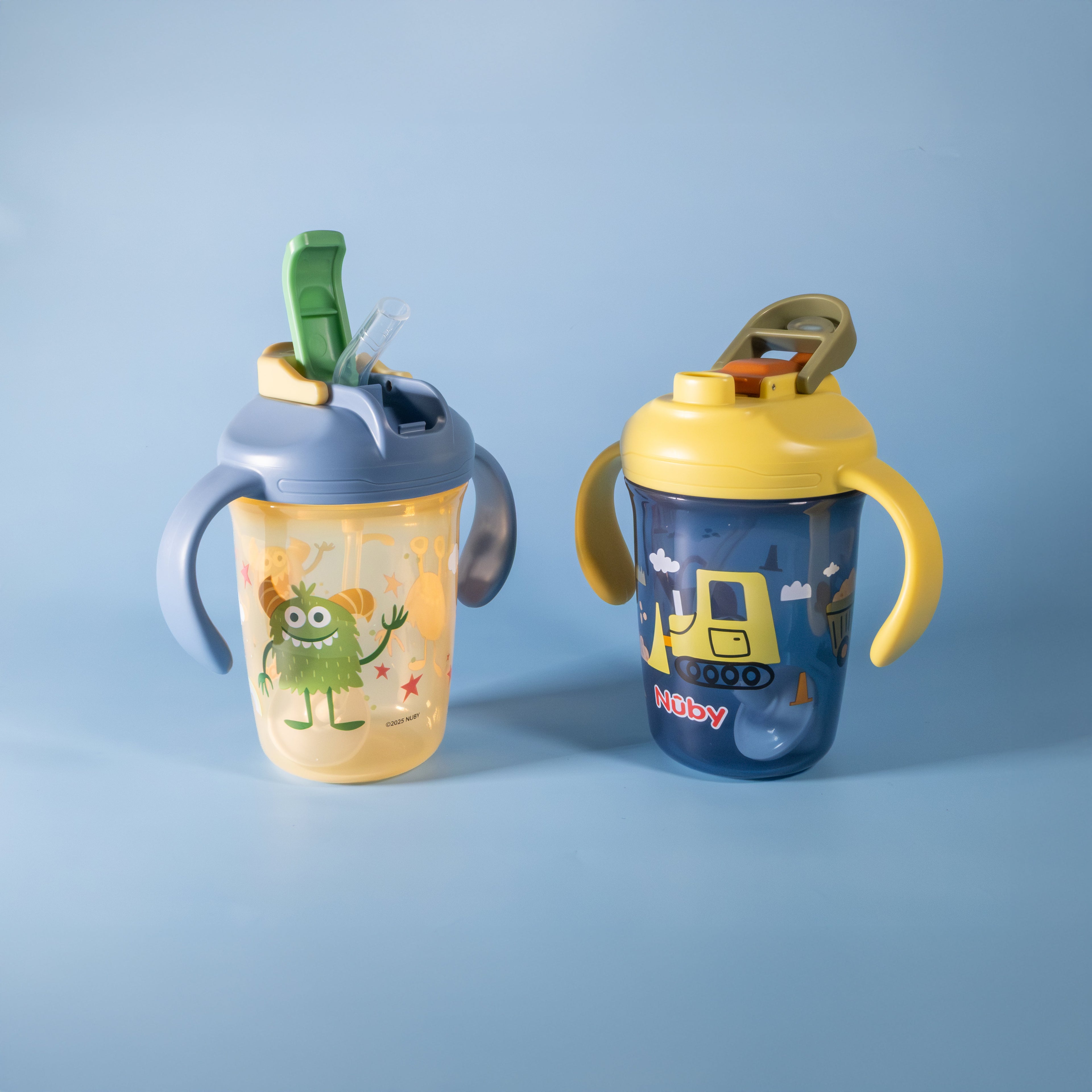 2-in-1 Toddler Cup (2 Pack) | Tractors & Monsters (XRFU)