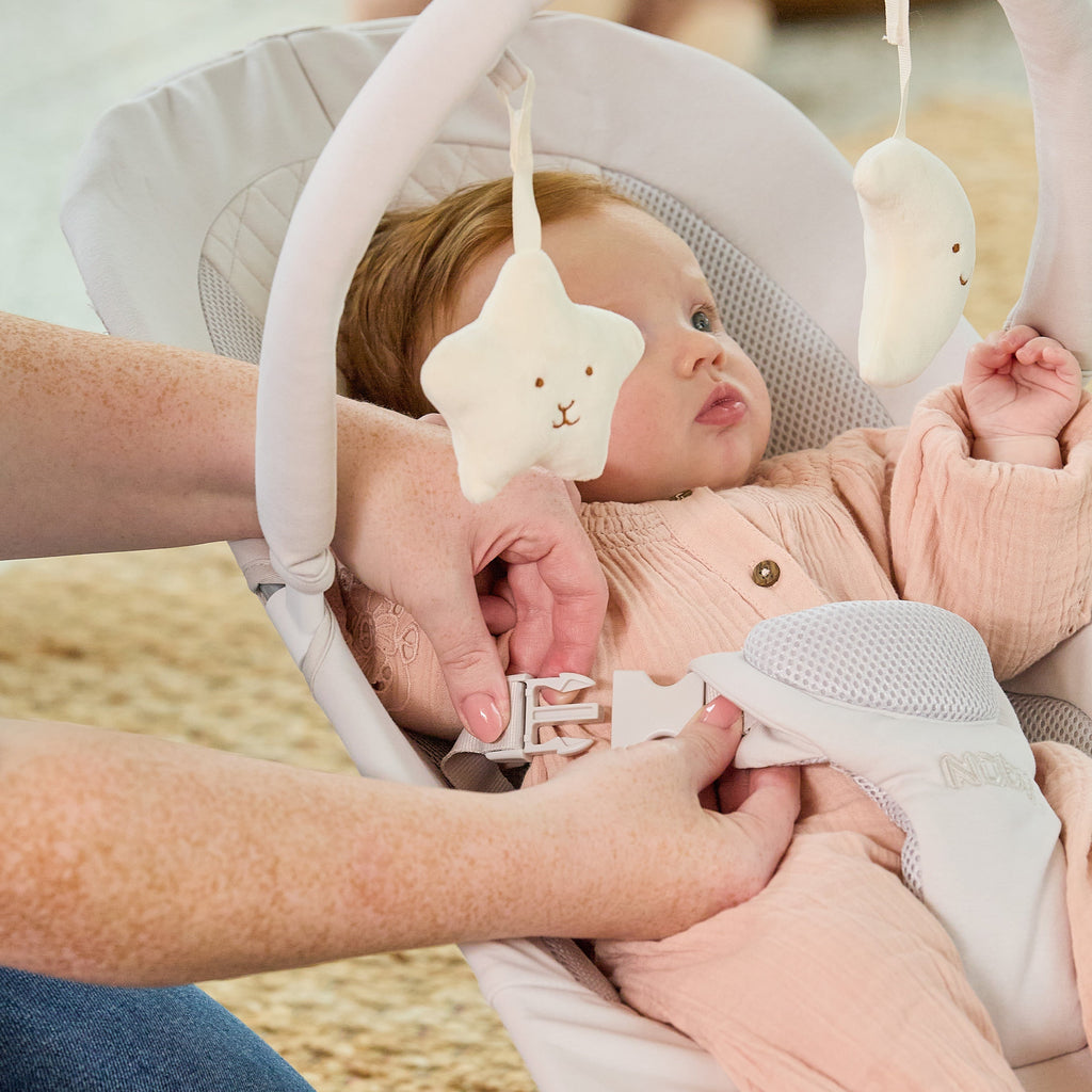 Deluxe Baby Bouncer Seat | Beige (ZC8F)