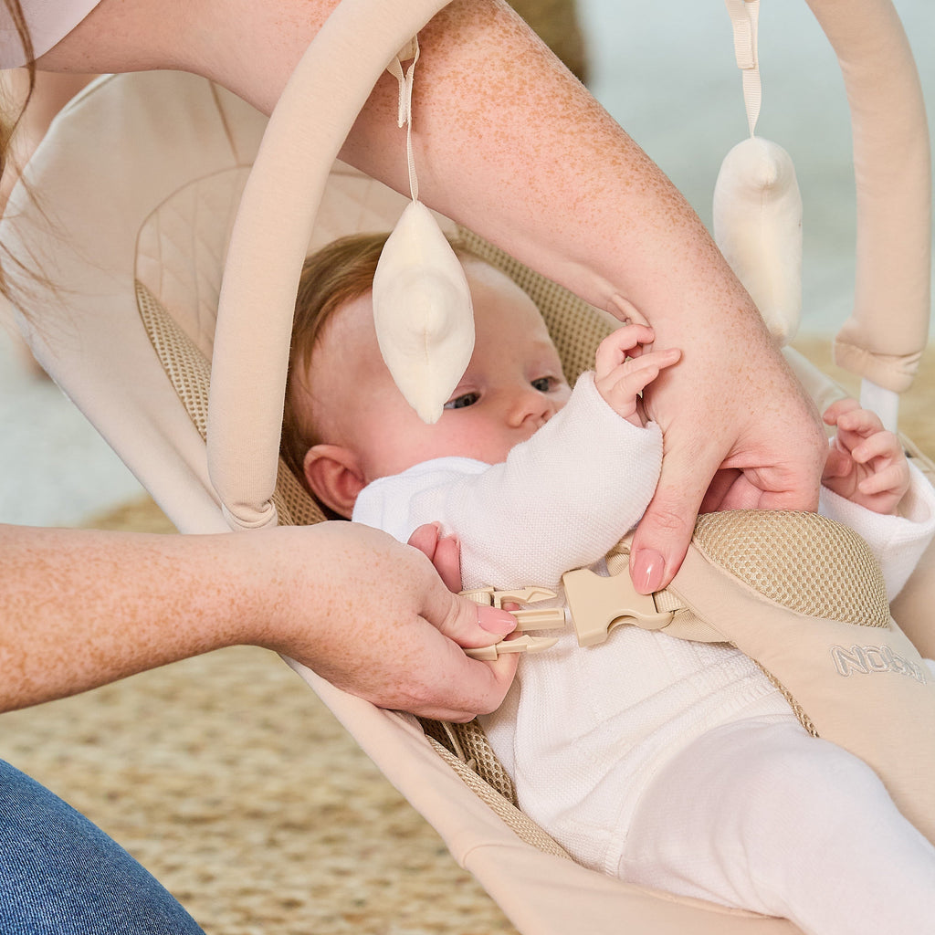 Deluxe Baby Bouncer Seat | Khaki (5JJY)