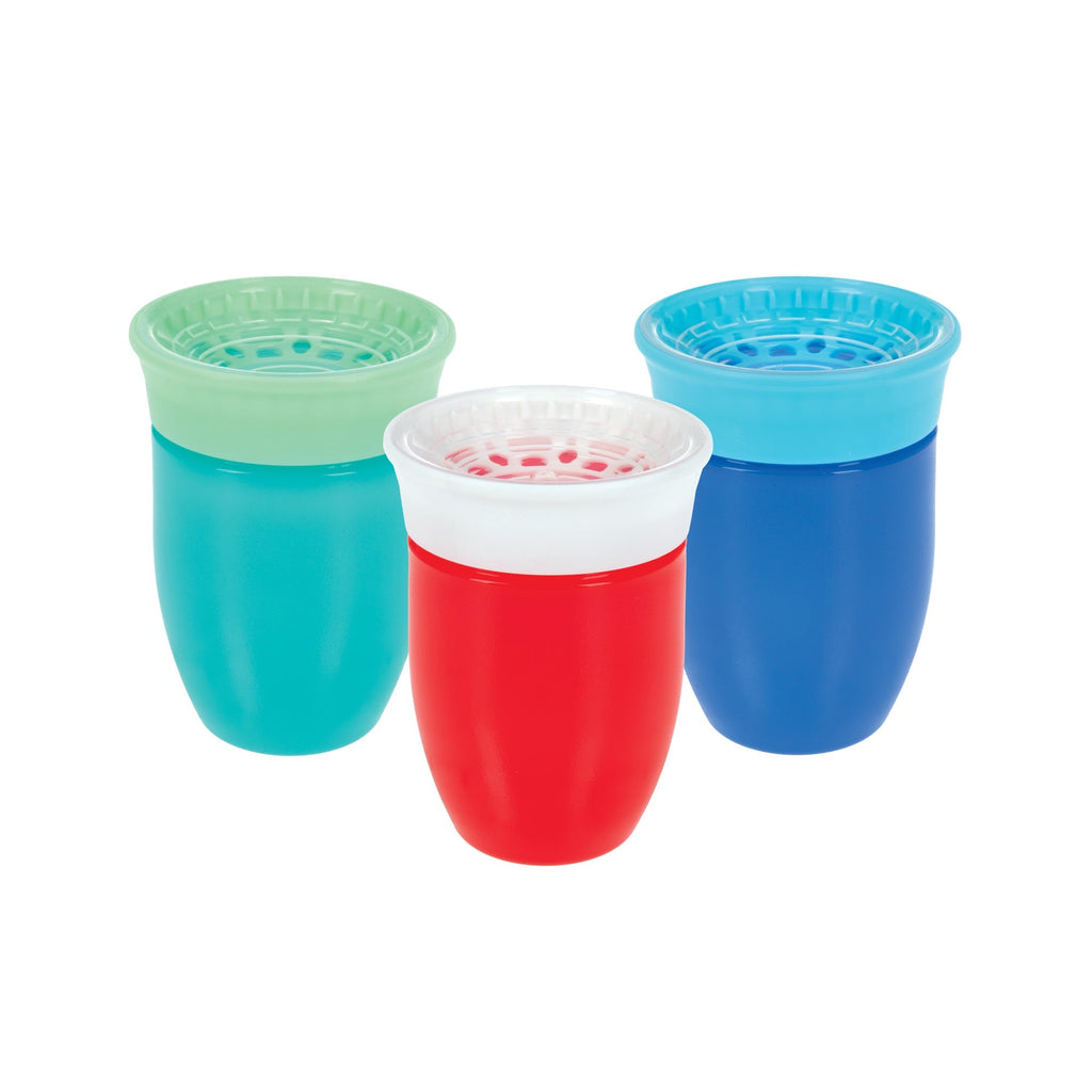 360 Wonder Cup (3 Pack - 7 oz) | Blue/Red/Aqua (JFVN)