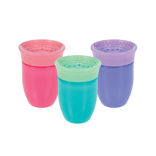 360 Wonder Cup (3 Pack - 7 oz) | Purple/Pink/Aqua (AM62)