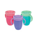 360 Wonder Cup with Handles (3 Pack - 5 oz) | Purple/Pink/Aqua (KEAV)