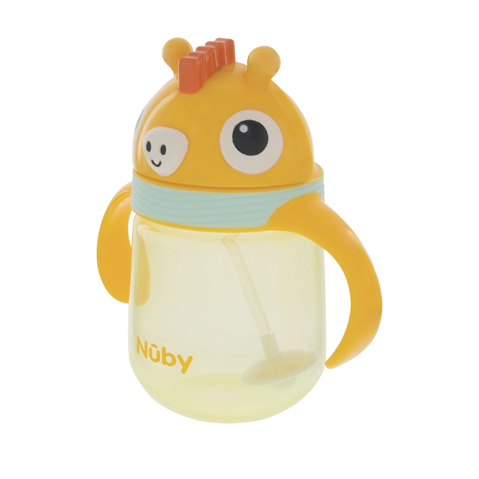Clik-It Silicone Straw Trainer Cup | Giraffe (3ORL)